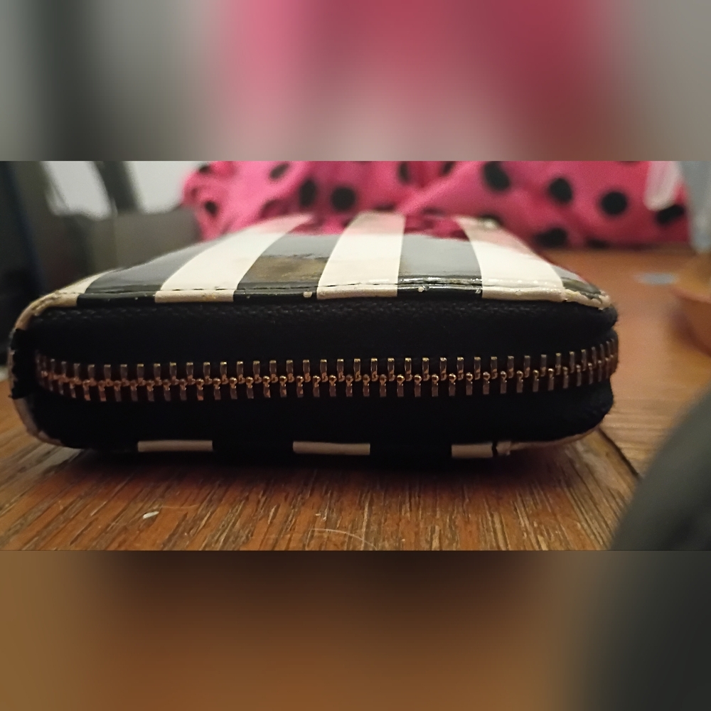 Kate Spade Monochrome Striped Wallet - Picture 5 of 7